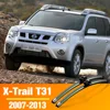 Wiper Front Wiper Blades For Nissan X-Trail T31 2007 2008 2009 2010 2011 2012 2013 Windshield 24"16" LHD Accessories 1