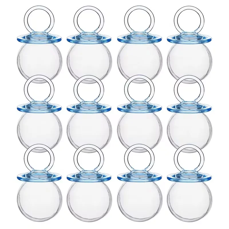 6/12 Stück Transparente Plastik-Süßigkeitenbox Niedliche Schnullerform Aufbewahrungsbox Baby-Shower Kindergeburtstag Geschenkverpackung Hochzeit – Detail 8