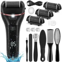 NEW Rechargeable Electric Foot File Callus Remover Machine Pedicure Device Foot Care Tools Feet For Heels Remove Dead Skin black 1
