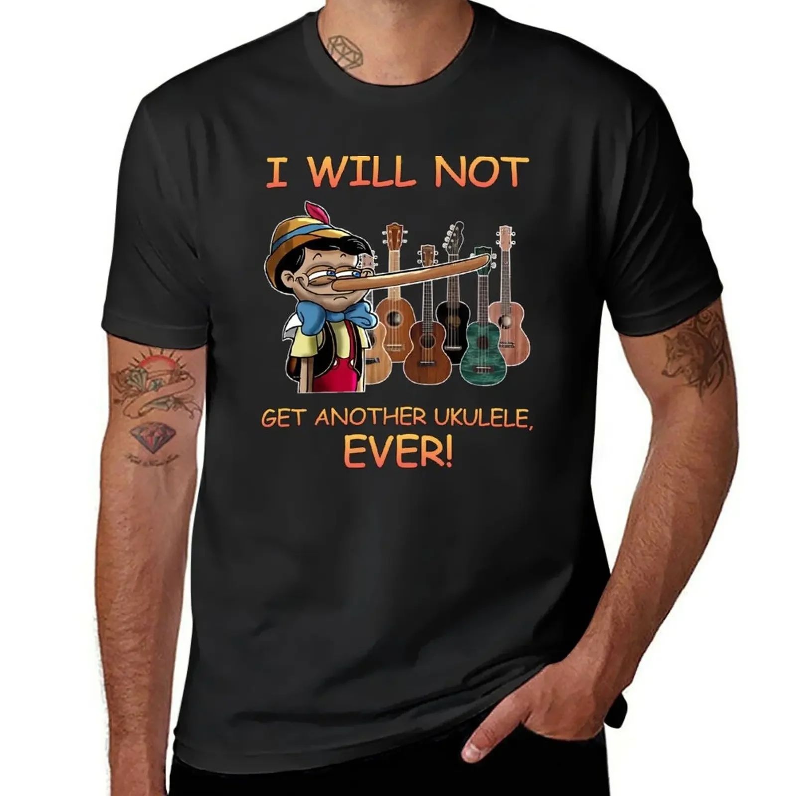 

I Will Not Get Another Ukulele Ever T-Shirt quick-drying cute clothes for a boy mens t shirts casual stylish