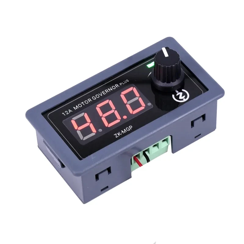Adjustable Speed PWM DC Motor Controller 5-30v 12A 360W 6V 12V 24V Slow Start Slow Stop Module