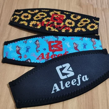 Universal Neoprene Mask Strap Cover - Hair Protection, Double Side Diving Straps for Water Sports 4