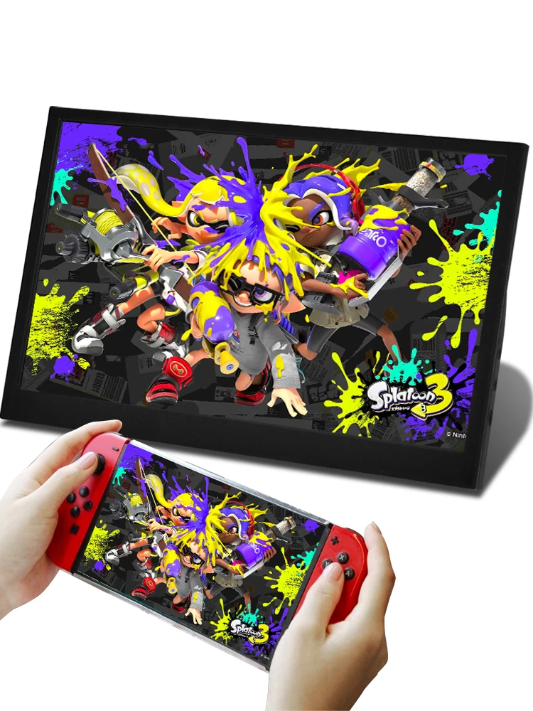 휴대용 울트라 슬림 노트북 모니터, 15.6 인치, FHD 1080P 디스플레이, 노트북 PC 폰 Xbox PS4/5 스위치용 두 번째 화면