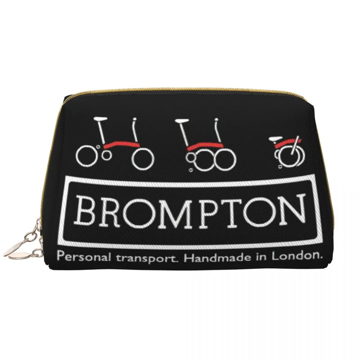 

Складная велосипедная косметичка с логотипом Bromptons, женская модная косметичка большой вместимости, женская косметичка