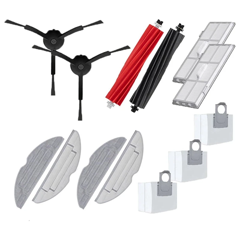 

Parts Accessories Kit For Roborock S8 S8+ S8 Pro G20 Robot Vacuums Cleaner,Main Brush Mop Pads Side Brush Dust Bag