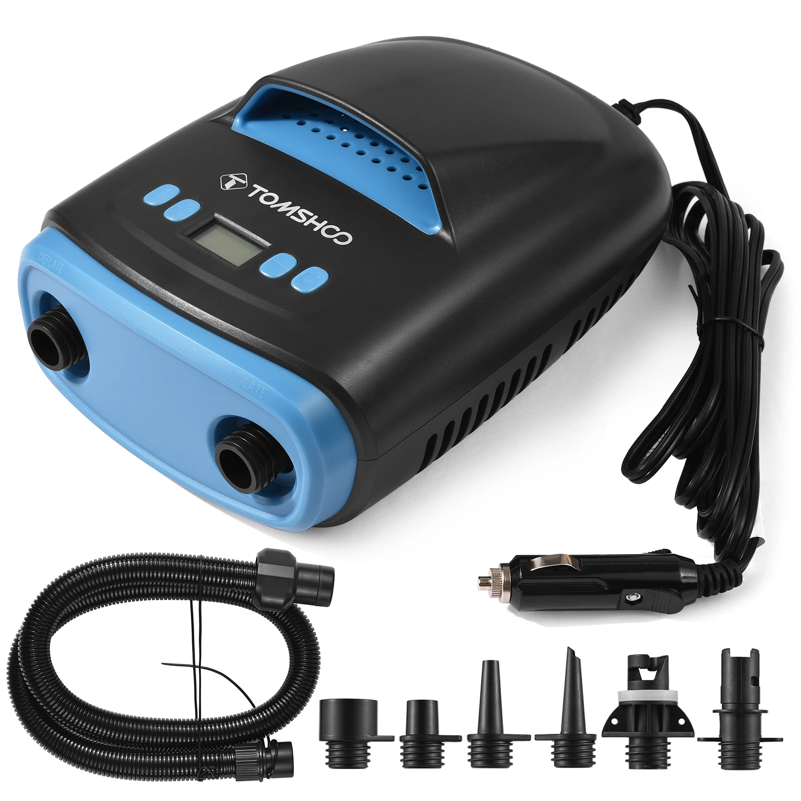 

Digital Electric SU P Air Pump 22PSI High Pressure Quick Air Inflator with LCD Display for Inflatable SU P Stand Up Paddle Board