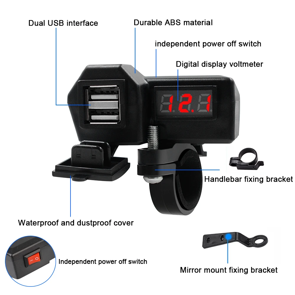  Ͱ ִ  USB ,   跮, ON/OFF ġ, 3.4 A ޼  3.0  , 10-24V