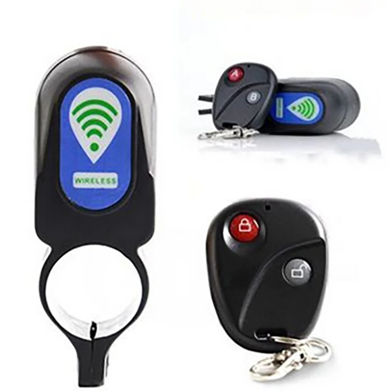 

Smart Wireless Remote Control Bike Bicycle Alarm Siren Shock Vibration Sensor Cycling Lock Anti-Theft Guard Burglar Alarm