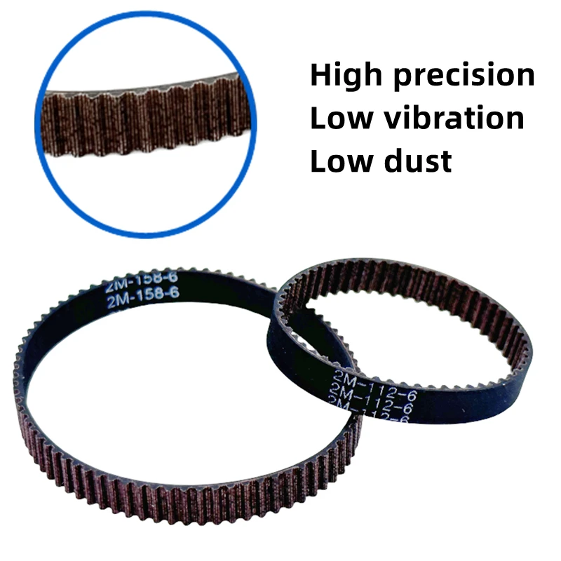 GT2 6mm Timing Belt Upgrade Anti-slip Closed Loop 110 112 158 188 200 280 300 320 400 610 852mm 2GT-188-6 Width 6mm