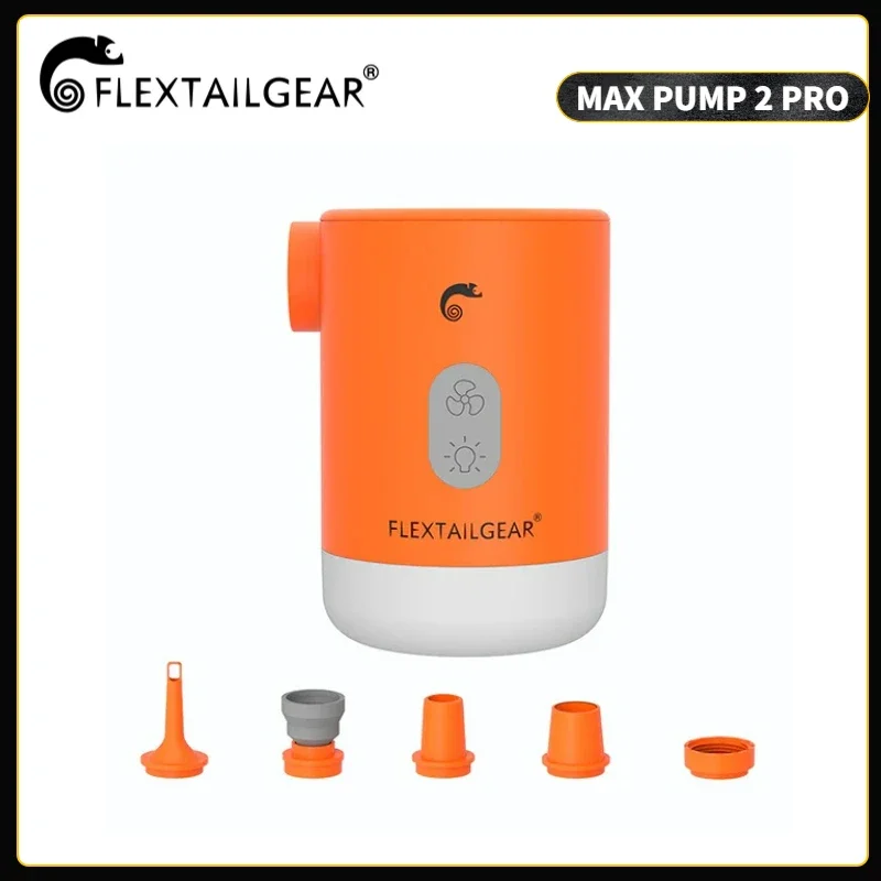Насос Flextailgear Max Pump 2 Pro, многофункциональный, 4 в 1, уличный воздушный насос со встроенной аккумуляторной батареей и аварийным источником питания