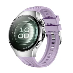 Premium Sports Silicone Strap - Durable Replacement Wristband for Watch 5 42mm (Purple)