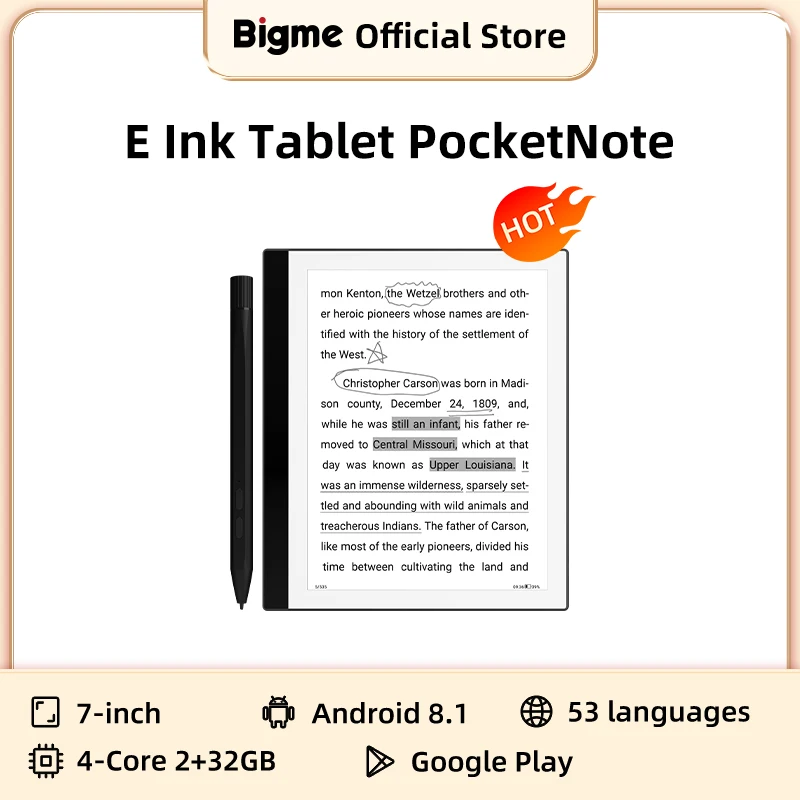 Bigme Eink AI Note 7インチ 本体 Bigme Eink AI Note 7インチ 本体 Amazon.co.jp: Bigme 7インチ