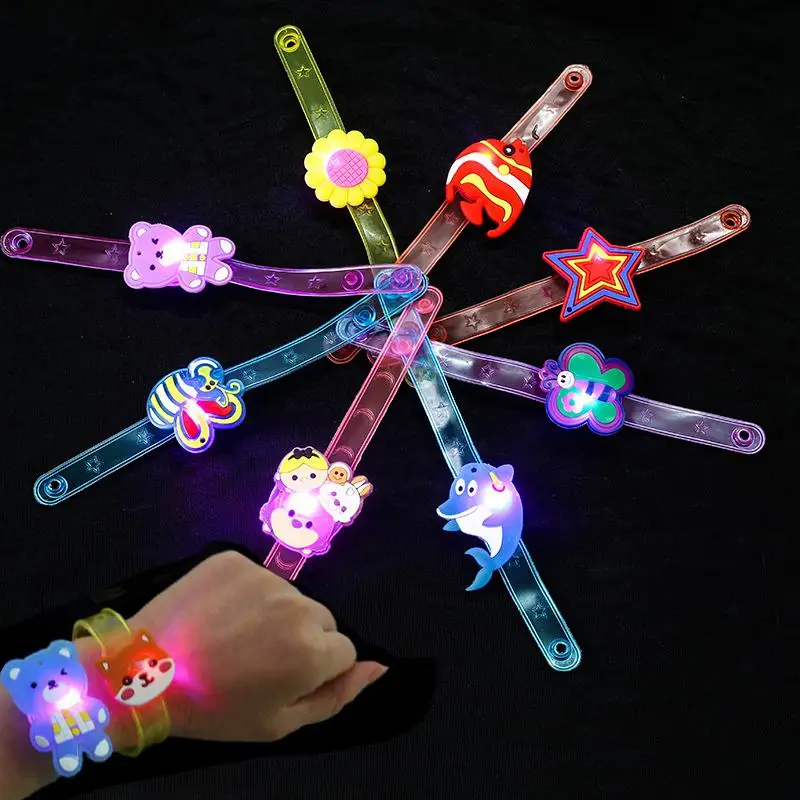 5-20 stücke Cartoon Leuchtende Armband Spielzeug Kinder Geburtstag Party Favor Geschenke Karneval Party Kinder Schule Geschenk Tasche Füllstoff Kinder pinata – Detail 1