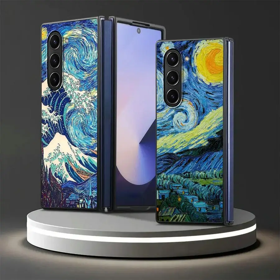 Van Gogh Starry Night Premium Folding Phone Case Cover