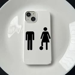 Korean Personalized Creative Pattern Y2K Soft Phone Case - iPhone 15 Plus (A)