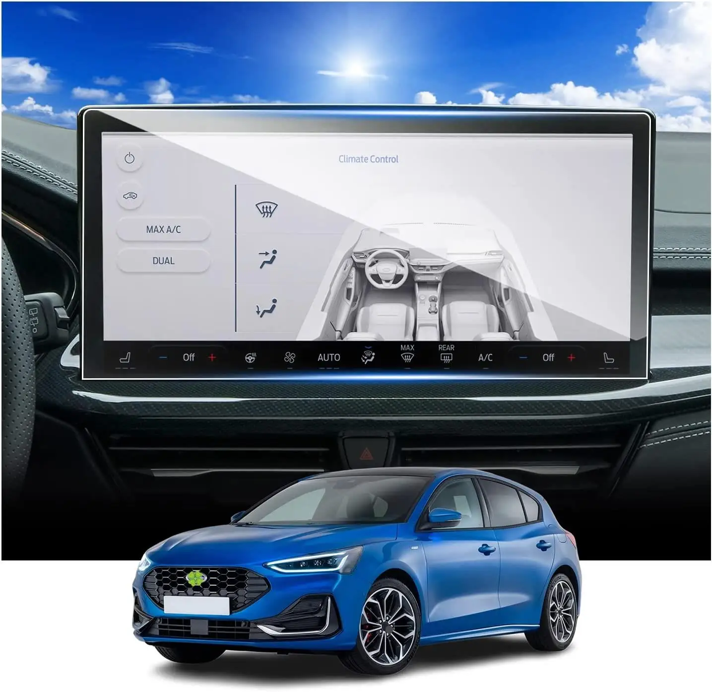 

Защитная пленка для автомобильного GPS-навигатора для Ford Focus MK4 2022 -2023, ЖК-экран
