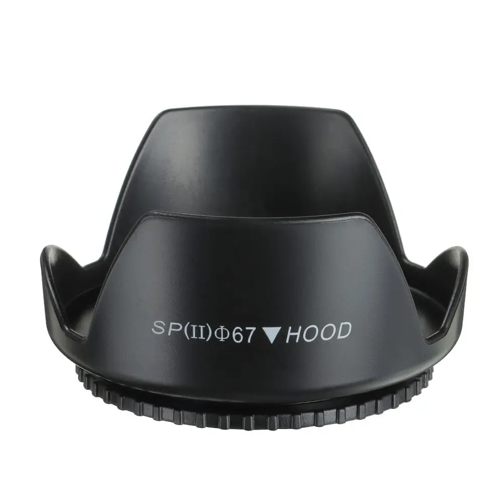 Universal Black Camera Lens Sunshade Hood