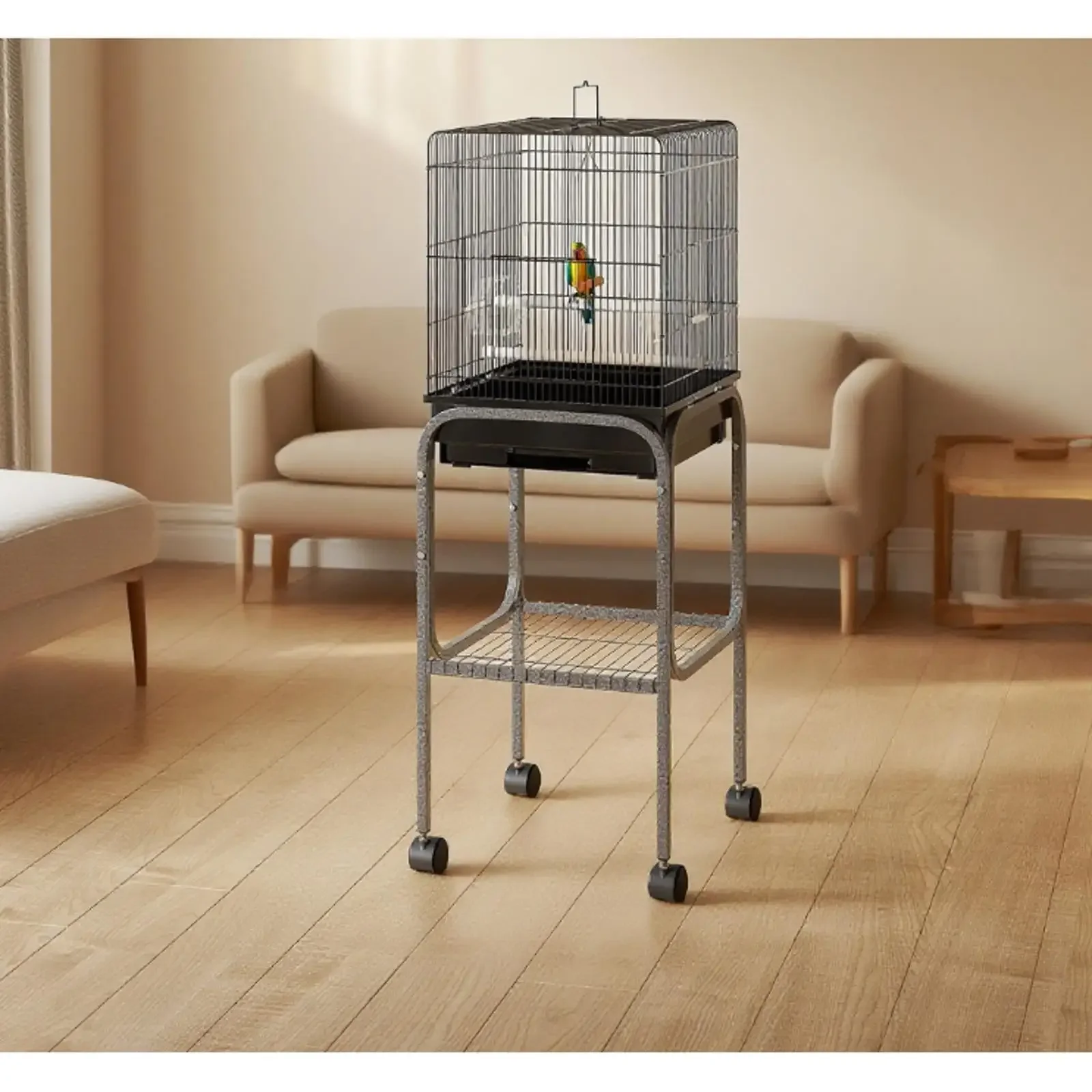 Metal Indoor Bird Cage, Parrot Cage, Bird Aviary