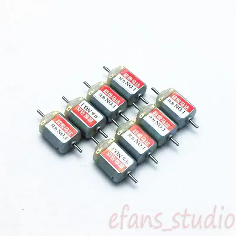 Высокоскоростной двухвальный двигатель постоянного тока, 1,5-3 в, 2,4 В, 27000 об/мин, двигатель FF-130, игрушка Tamiya, слот HO, гоночный автомобиль