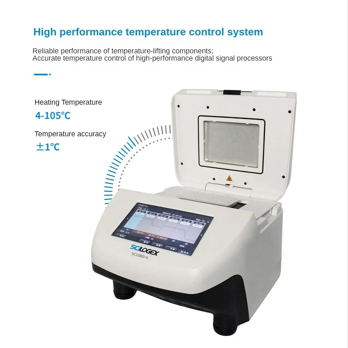 SCILOGEX New SCI1000-G Gradient PCR Amplifier Polymerase Chain Reaction Experiment Temperature Control Accurate Program Storage