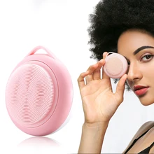 

Mini Face Cleansing Brush Massage Waterproof Facial Cleansing Tool Soft Deep Face Pore Cleanser Brush Skin Care