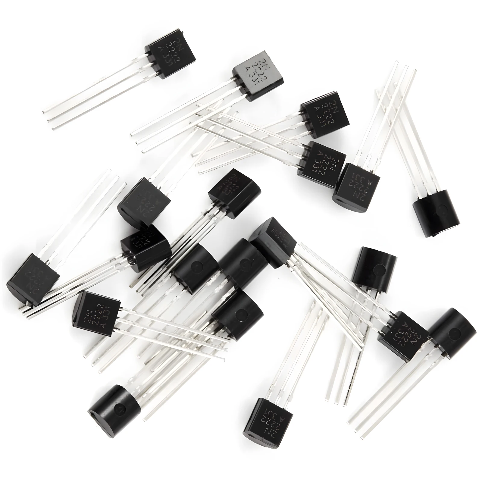 BJT Transistor Kit 200pcs Bipolar Power Transistors A1015 BC327 BC337 C1815 S8050 S8850 2N2222 2N2907 2N3904 2N3906 PNP NPN bjt transistor