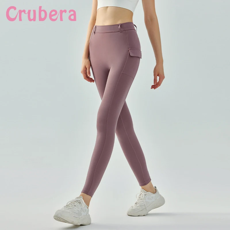 Crubera Trendy Loose Drawstring Straight Leg Pants Women With a Slim And Slanted Pocket For Fashionable Fitness Sports Pants