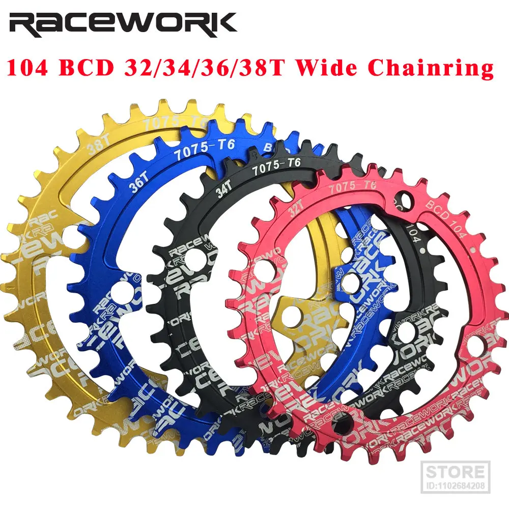 104 BCD Kettenblatt – Rund/oval, 30 Zähne, Narrow-Wide, Aus Aluminiumlegierung – Singlespeed & MTB – Rot, 4 Mm Dicke, Ca. 60 G