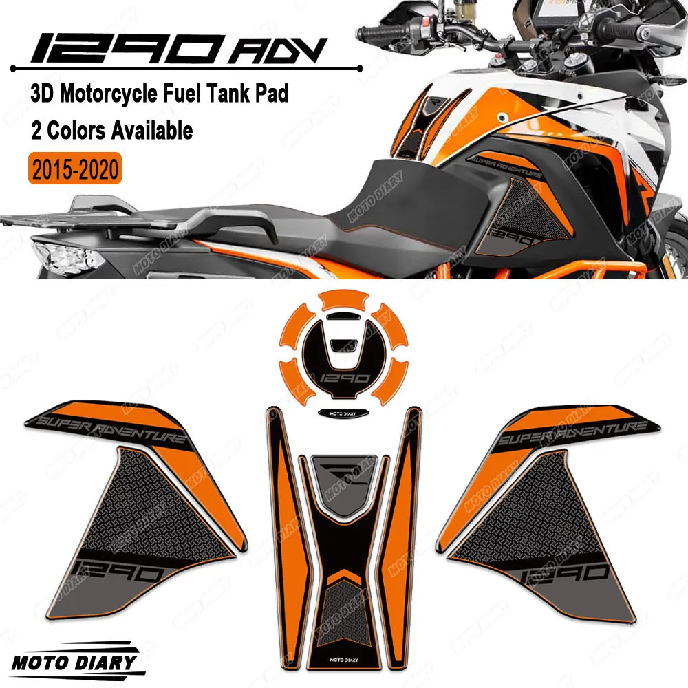 Autocollants Phare 3D Résine Pour KTM 1290 Super Adventure S/R 2017-2018 - Noir