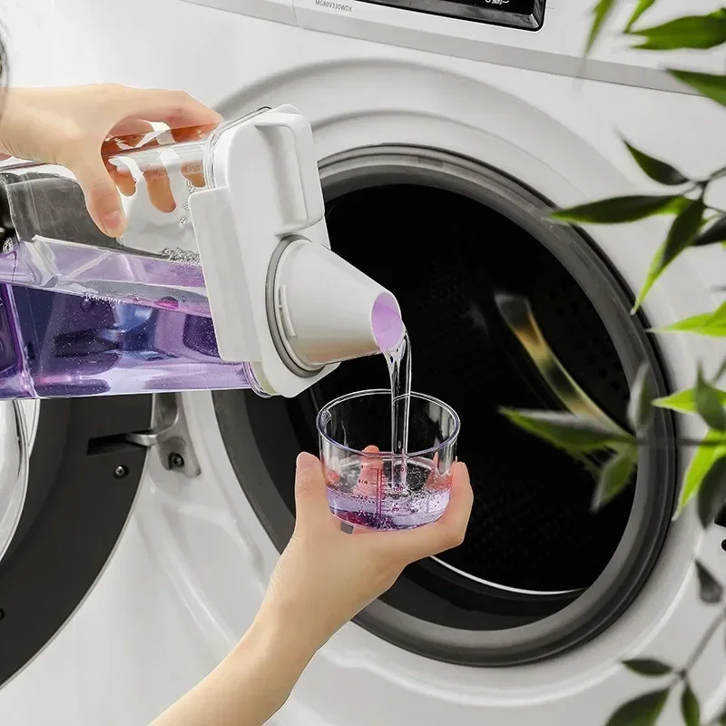 Reusable Laundry Detergent Dispenser and Sealed Storage Container, 1100-2300ml Capacity