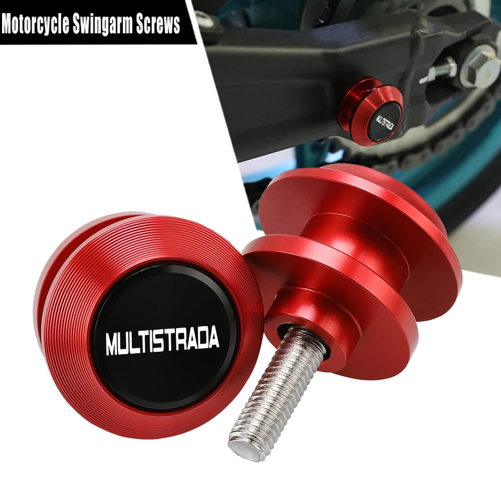 

2022 2021 2020 2019 Motorcycle Accessories 8mm Swingarm Spools Stand Screws For Ducati MULTISTRADA 1200/1260 / S / ST 1260 1200
