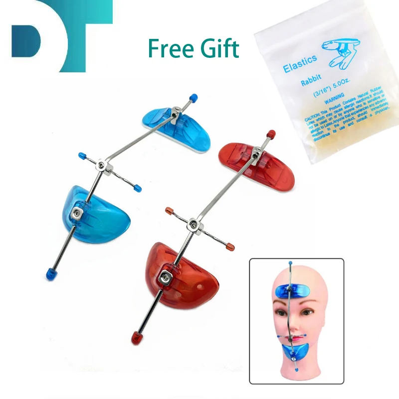 Sales Adjustable Dental Orthodontic Face Mask Single Pole Head Cap Underbite Correction Headgear Front Traction Dentist Tools