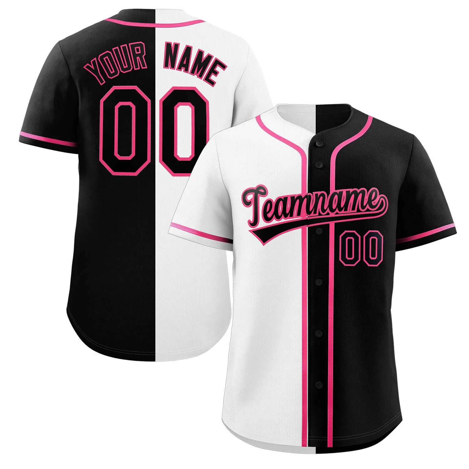 

Customize Baseball Jersey Stitch Your Name/Number Active Training Split Softball Uniform for Adults/Kids Outdoors
