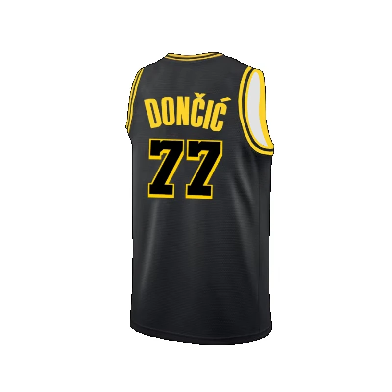 Men's Basketball Jersey Dončić Los Angeles No.77 Sleeveless Breathable Vest Suitable For Basketball Sports