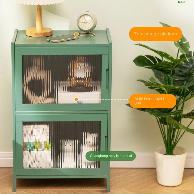 Modern Simple Storage Small Night Stand Household Bedside Table Solid Wood Bedchamber Large Capacity Home Furniture