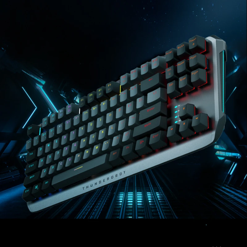 

ECHOME 87key Wireless Mechanical Keyboard Bluetooth Tri-mode Metal Gaming Keyboard RGB Backlight Customized Switch for PC Laptop