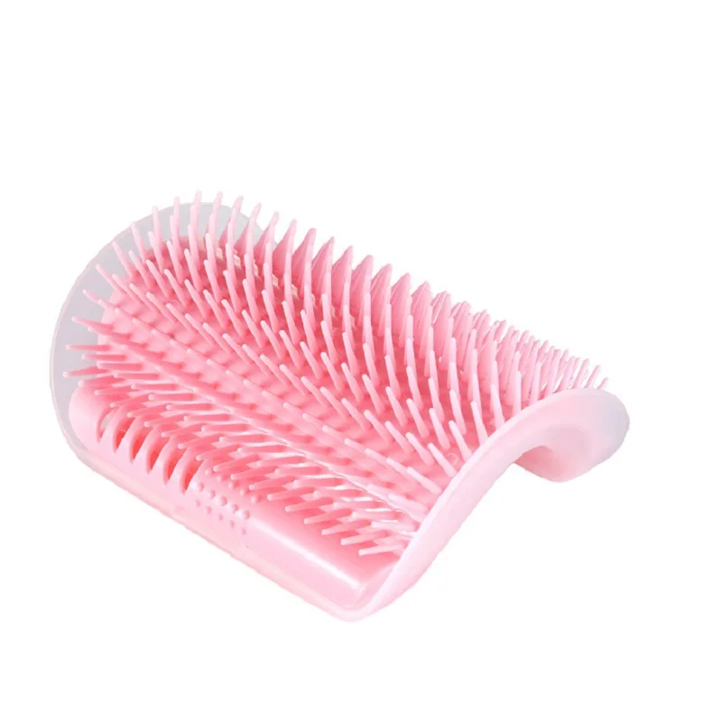 Cat Brush Comb Cat Toy with Catnip Pet Wall Brush Corner Cat Massage Self Groomer Comb Brush Kitten Rubs with A Tickling Comb 5