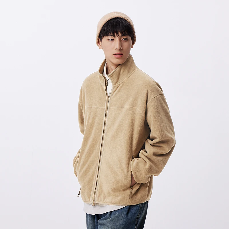 Semir Jacket Men Anti-Static Fur Coat New Autumn 2024 Warm Fleece Couple Style Collar Top 4