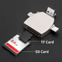 USB Multi-Function 5 in 1 Card Reader Type C IOS 5 in 1 OTG Converter Multifunctional Compact SD Card Reader 1