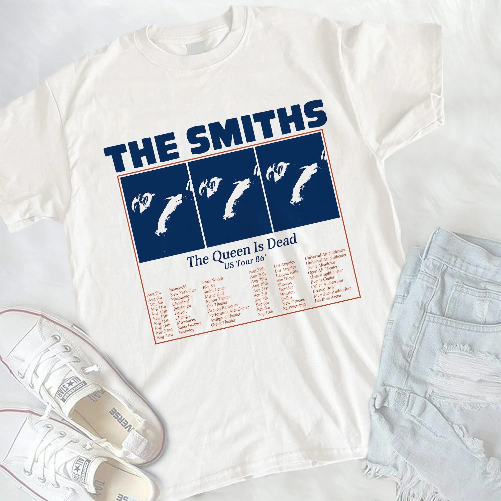 The Smiths Shirt,Retro The Smiths Album The Queen Is Dead Shirt,The Smiths Band, Regalo Per Uomo, Maglietta Unisex Da Donna
