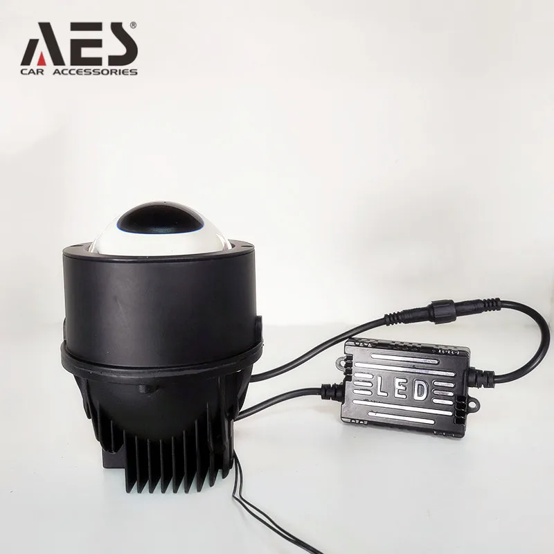 2023 Q8 안개 Bi LED 프로젝터 렌즈, 단일 색상, 6000K, 3000K, 35W, 방수 LED 안개등, 헤드라이트 개조