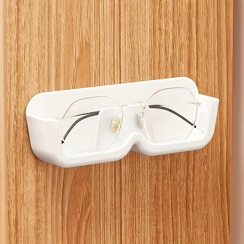 1Pc Adhesive Bathroom Shelf Wall-Mounted Bathroom Storage Shelf, Plastic, No Electricity Needed, Ideal for Flat Surfaces 6
