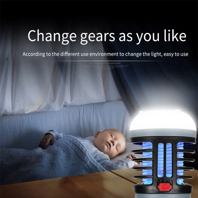 Led Elektromos Ütés Szúnyoggyilkos Lámpa Falra Szerelhető Hibás Csapda Szúnyog Zapper Uv Rovar Usb Hálószobához Vagy Kültérihez Alkalmas - Image 5