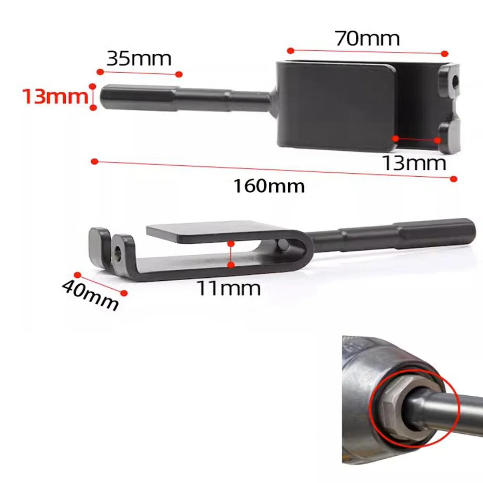 New Ice Anchor Drill Adapter Sleeve Setting Ice Fishing Shelter Tent Placing Anchors Outdoor Fixation of Nail Bracket ice anchor drill adapter
