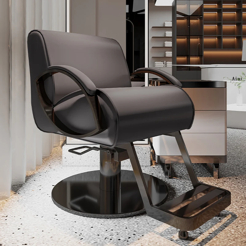 Salon Chair Stylish Hairdressing Stool High End Barber Adjustable Lift Haircut Chair Beauty Salon Seat Dye  Salon Furniture