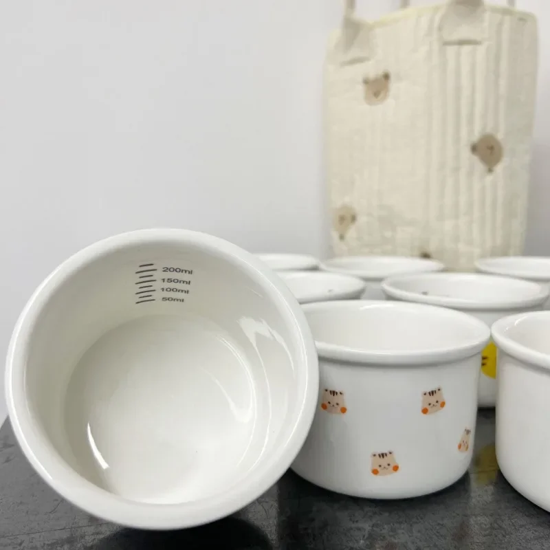 Ceramic Bowls for Infants & Toddlers baby tableware set Cute Baby Eating Ceramic Bowls Fresh Sealed Children's Feeding Tableware