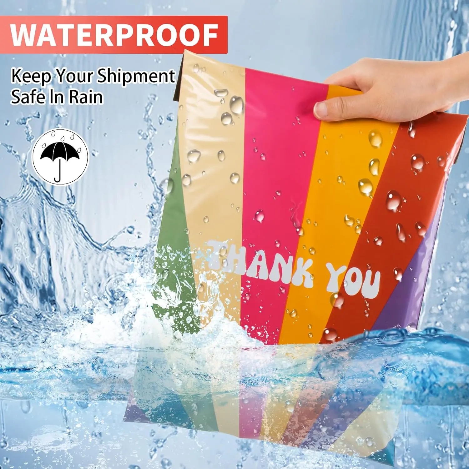 Bubble Mailers Foam Envelope Bags 50 PCS 10X13 Inch Fashion Shipping Envelopes Self-Seal Polymailers