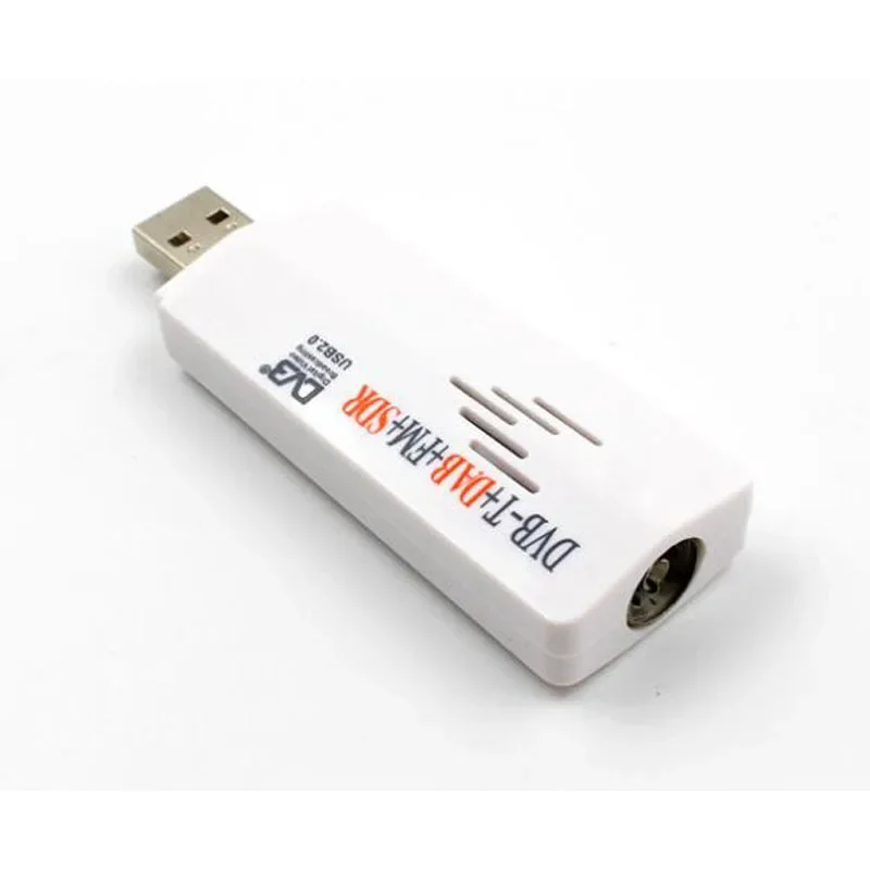 Set Digital TV Tuner USB 2.0 Dongle Stick TV SDR Receiver RTL2832U+R820T DVB-T SDR+DAB+FM Black/White with Antenna Remote
