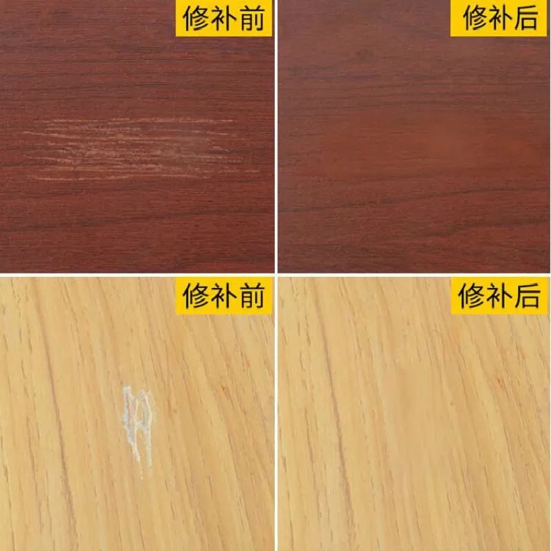 DIY Wood Product Scratch Filler Remover Wooden Furniture Touch Up Tool Set Marker Pen Cream Wax Repair Polymer Resin Fast Repair