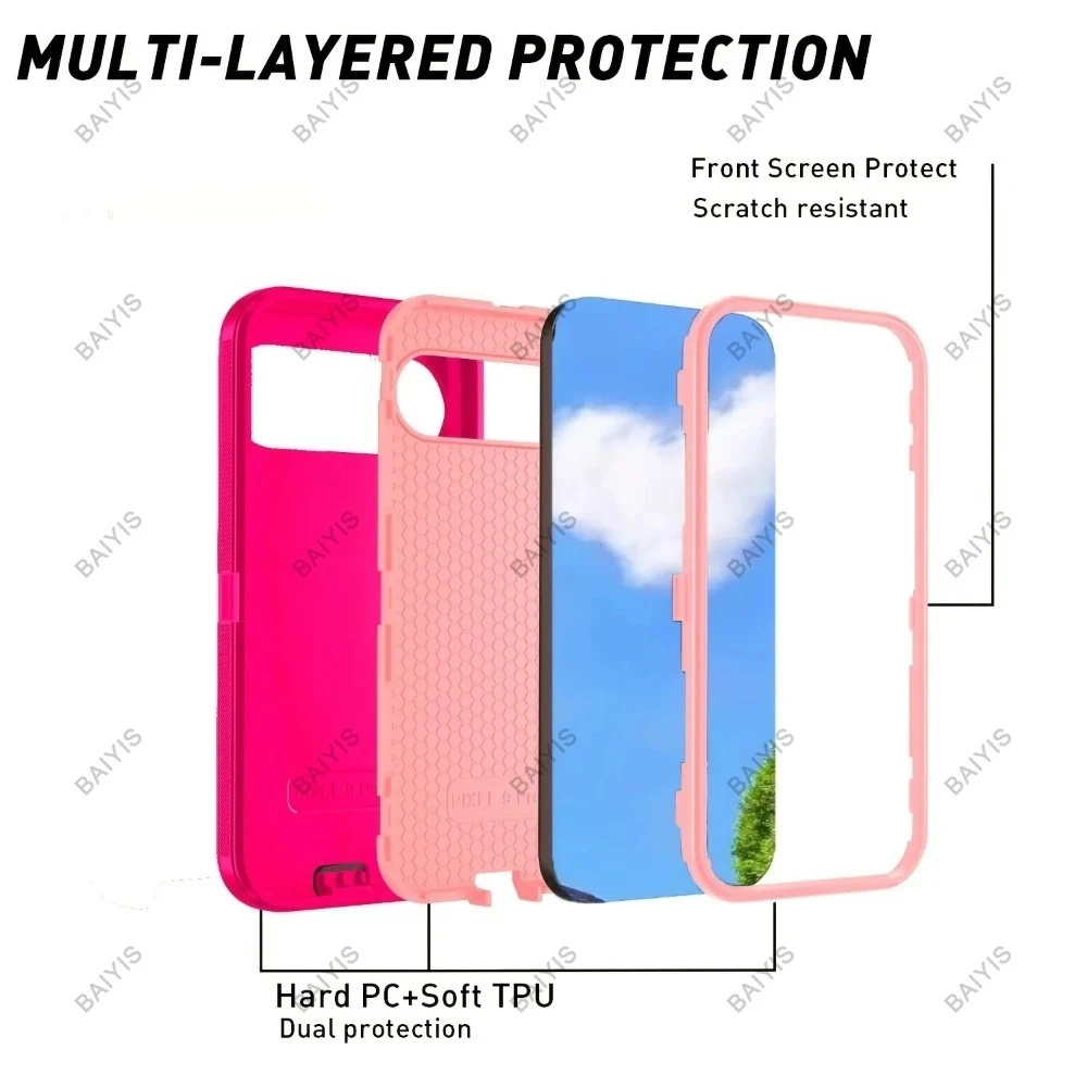 Military Shockproof Defender Armor Case - Enhanced Anti-Drop Hard Cover